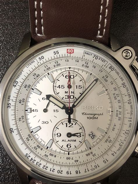 chronograph second hand.